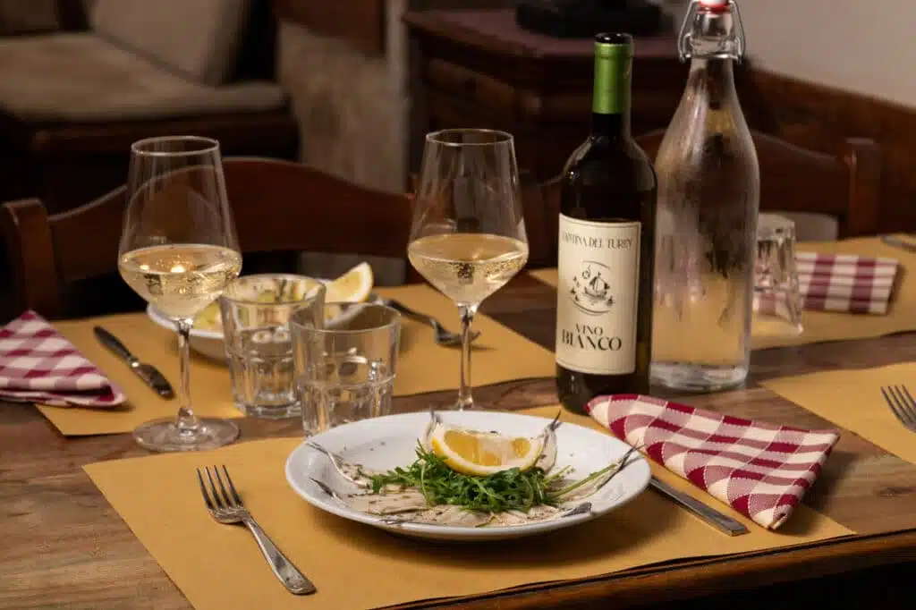 Menu gastronomique génois à la Trattoria da Turin – cuisine traditionnelle