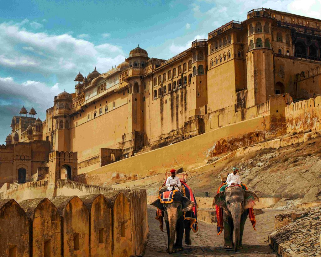 Le Fort d'Amber avec montée à dos d'éléphant au Jaipur
