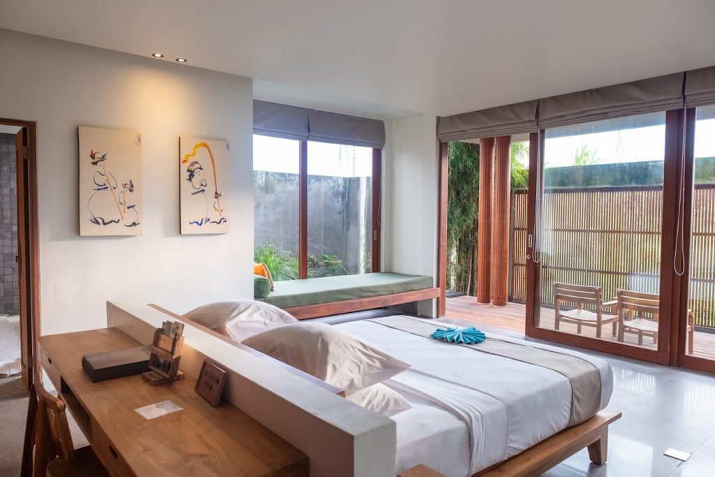 La chambre double au Tegal Sari Ubud