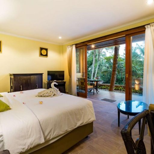 Example chambre double dans Umasari Riceterras Villa kamar