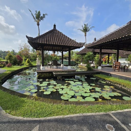 Villa Taman Di Blayu à Mengwi, située au cœur de Tabanan, avec une piscine et entourée de rizières.