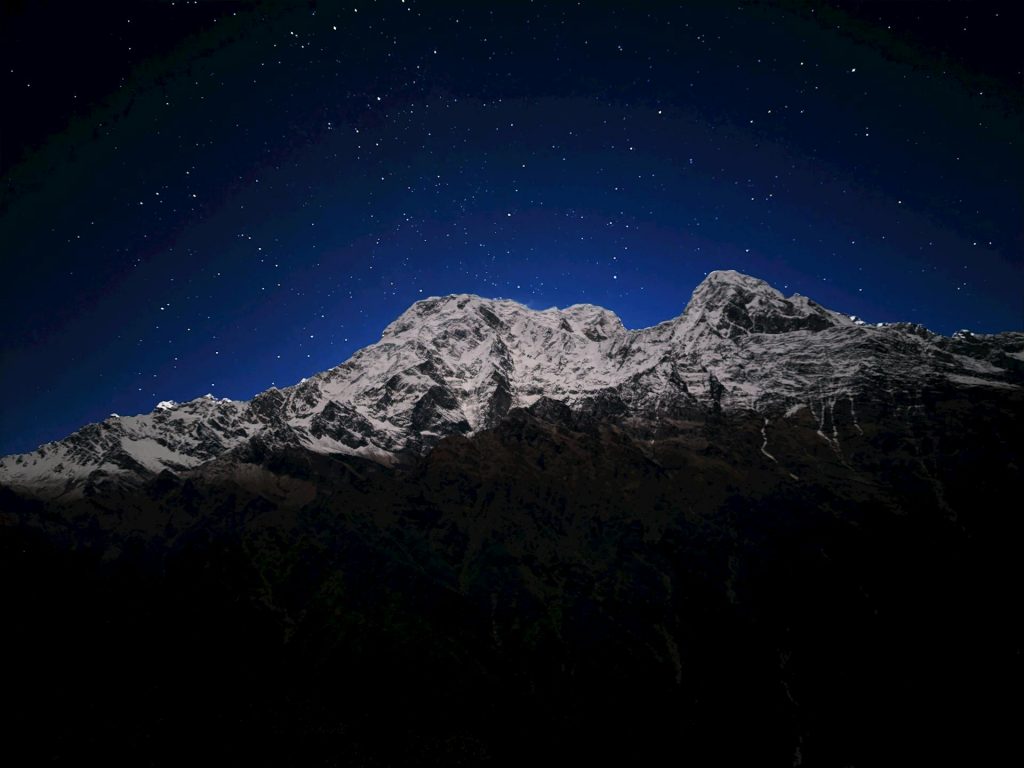 annapurna sud et hiunchulii étoiles
