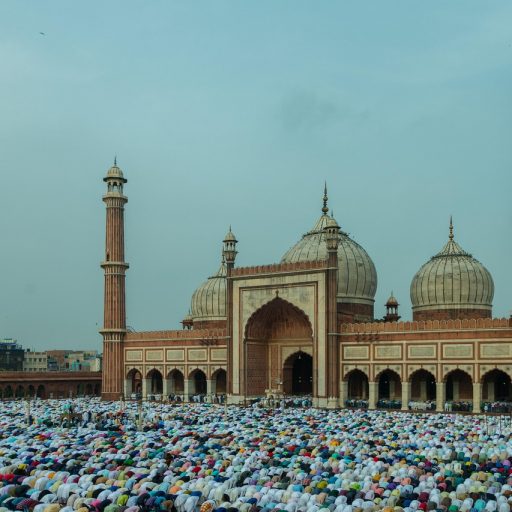 Jama Masjid, c'est la plus grande mosquée de l'Inde