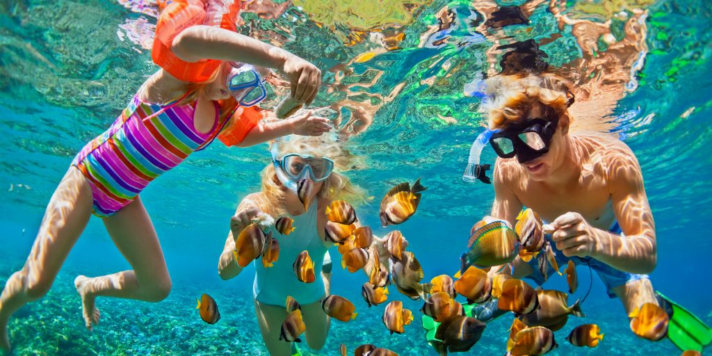 Vacances en famille à Bali – 14 jours d’exploration, par example snorkling avec la famille