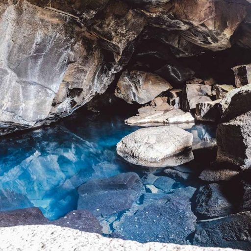 Grjótagjá thermal water cave